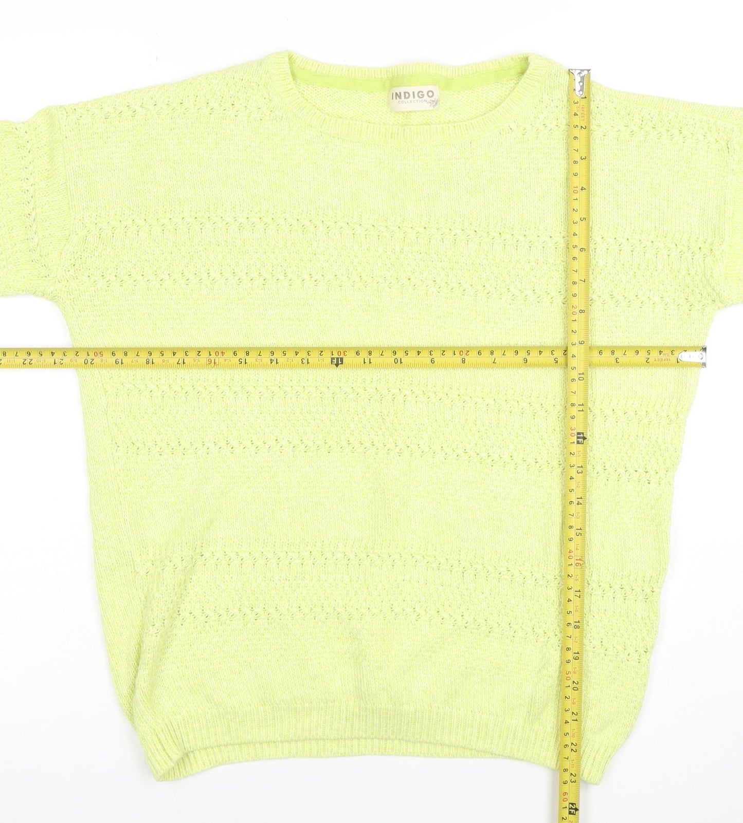 Womens UK Size 12 Marks and Spencer Green Pullover Jumper