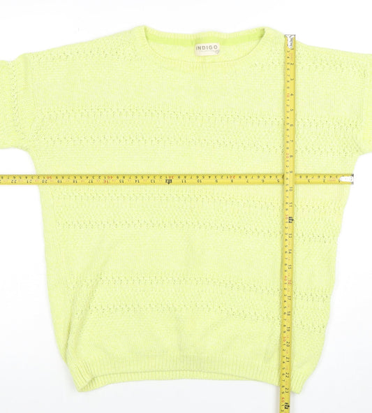 Womens UK Size 12 Marks and Spencer Green Pullover Jumper