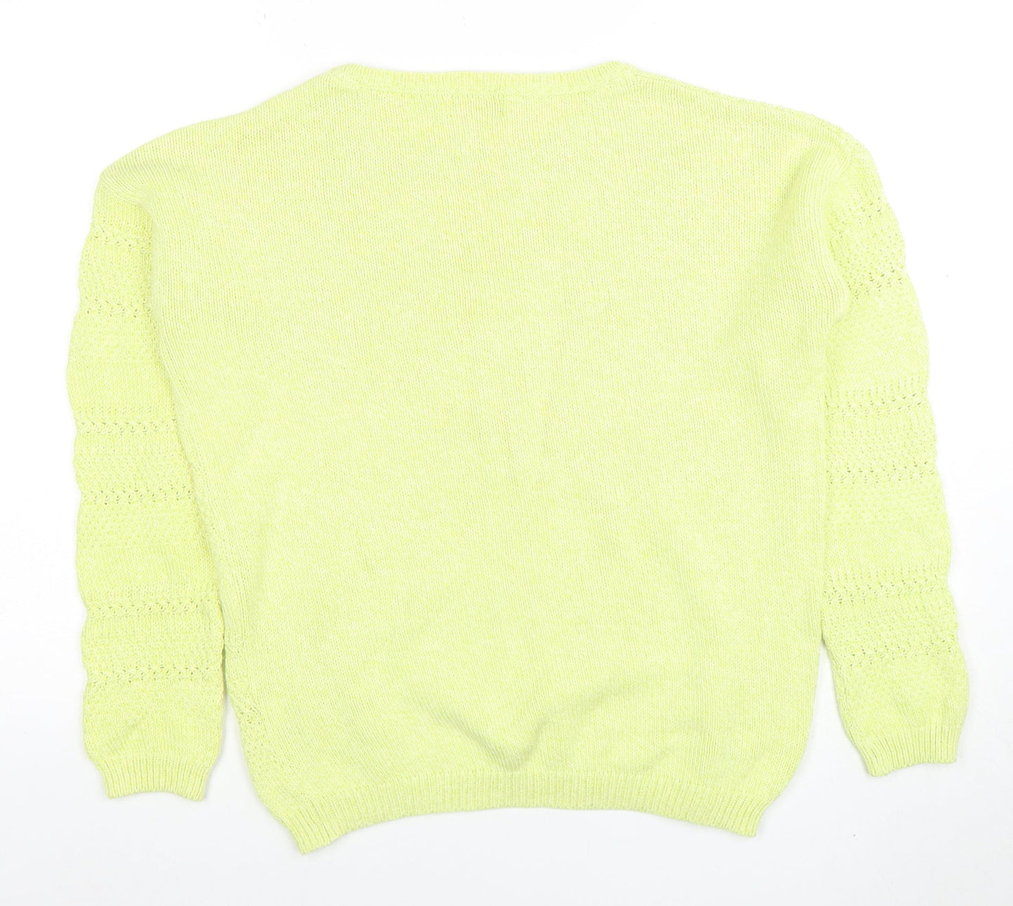 Womens UK Size 12 Marks and Spencer Green Pullover Jumper