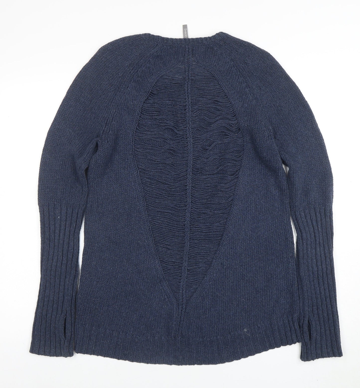 Womens UK Size S Sweaty Betty Blue Pullover Jumper