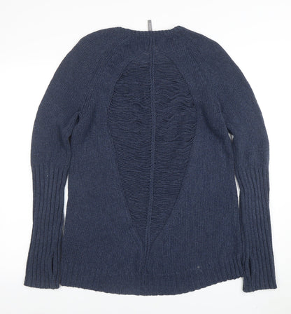 Womens UK Size S Sweaty Betty Blue Pullover Jumper