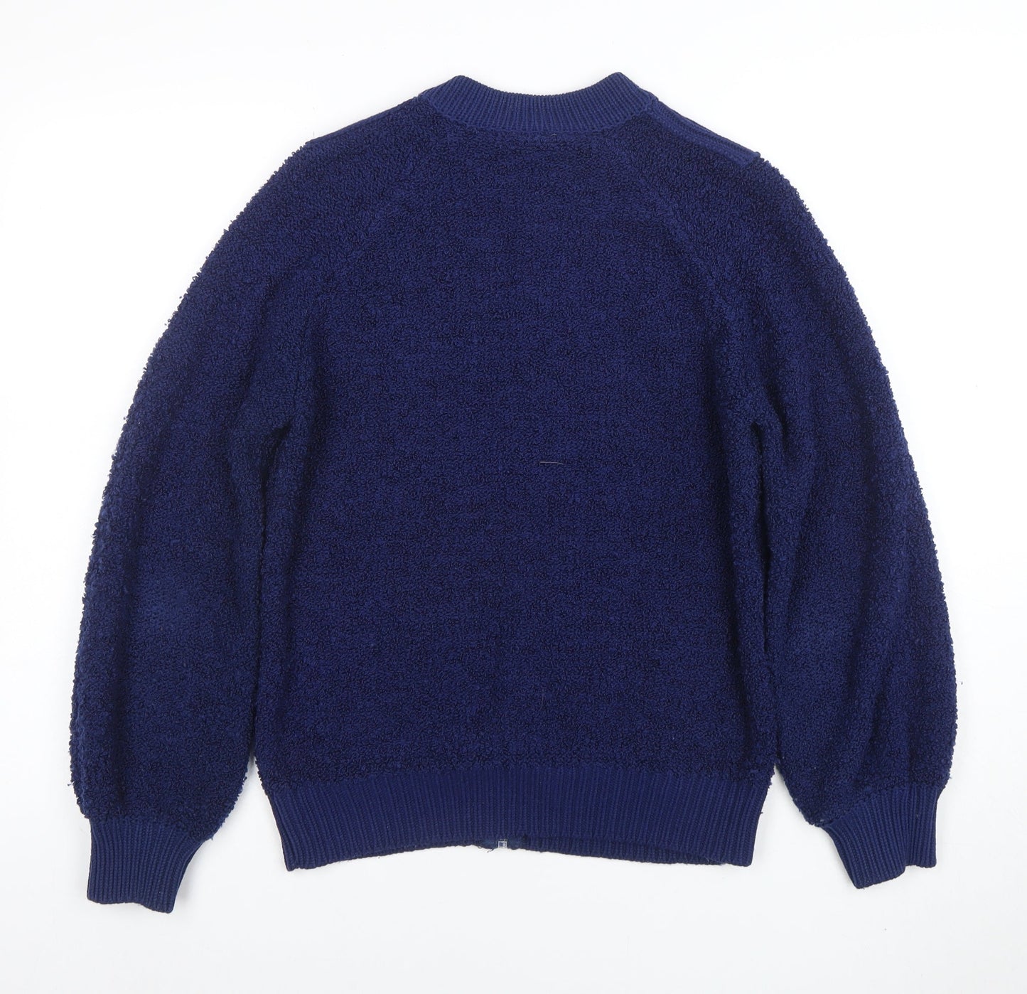 Womens UK Size M Amirco Blue Full Zip Jumper