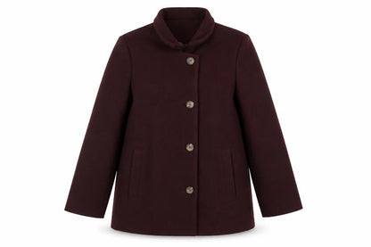 Womens UK Size M Old Navy Brown Overcoat