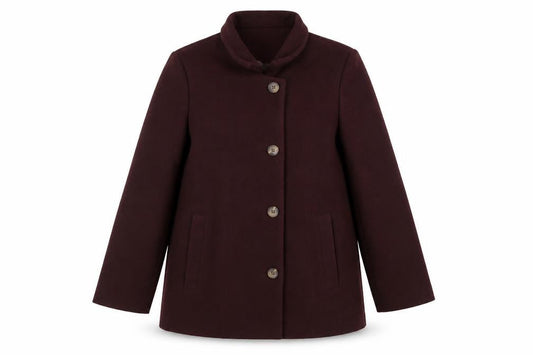 Womens UK Size M Old Navy Brown Overcoat