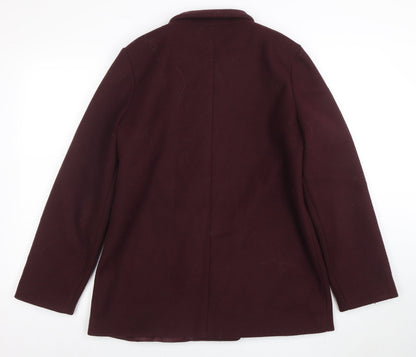 Womens UK Size M Old Navy Brown Overcoat