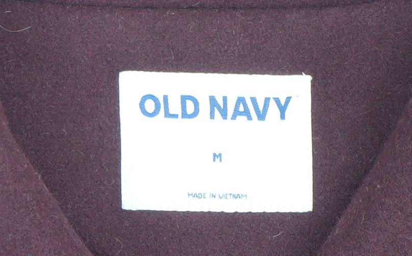 Womens UK Size M Old Navy Brown Overcoat