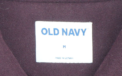 Womens UK Size M Old Navy Brown Overcoat