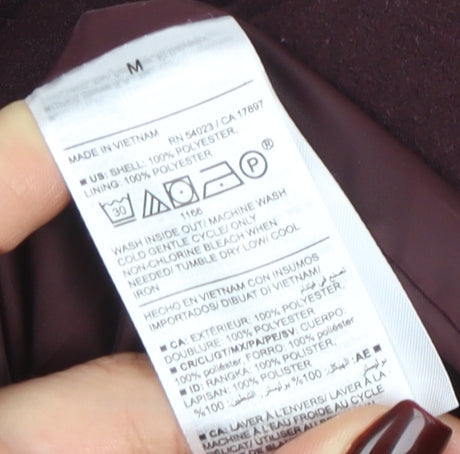 Womens UK Size M Old Navy Brown Overcoat