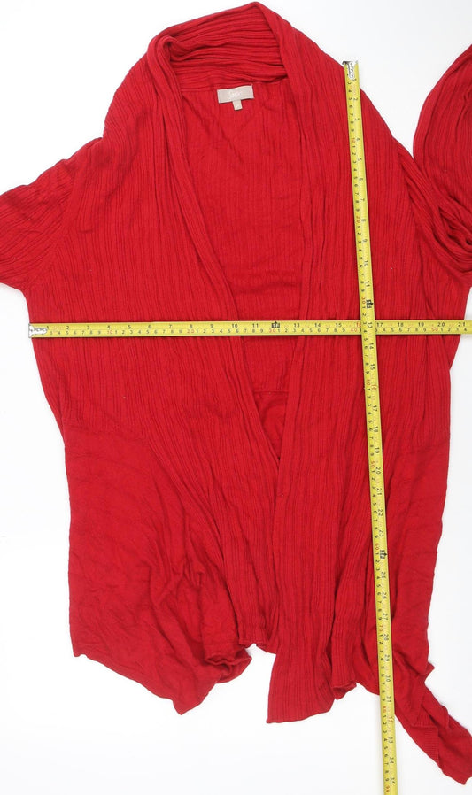 Womens UK Size 20 Soon Red Cardigan Jumper