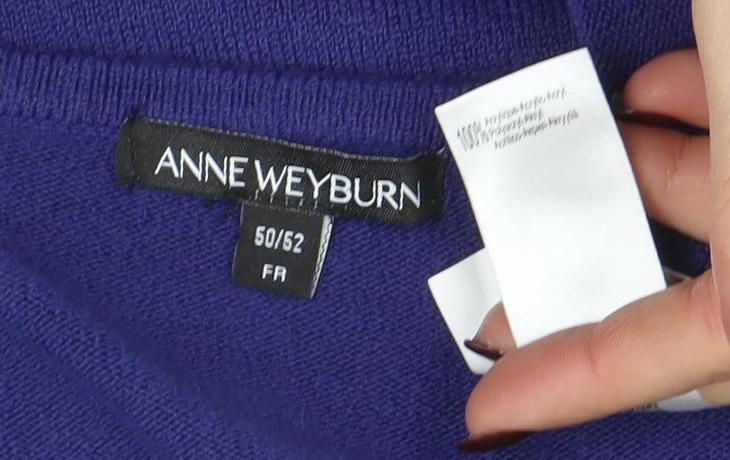 Womens UK Size 24 ANNE WEYBURN Purple Pullover Jumper