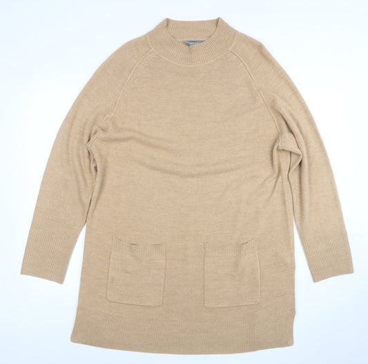 Womens UK Size 18 Principles Beige Tunic Jumper