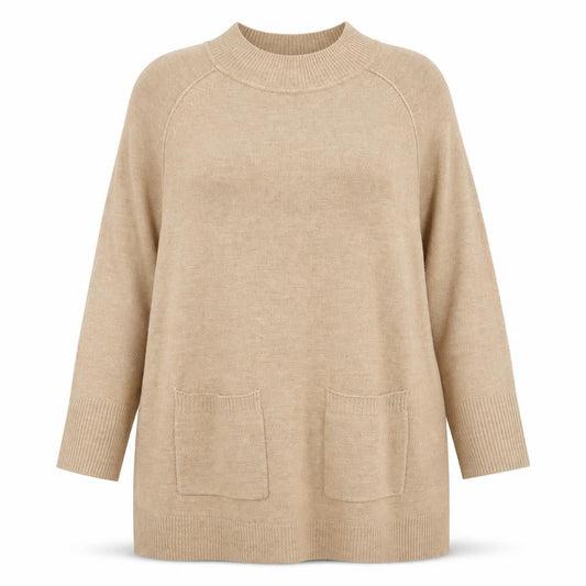 Womens UK Size 18 Principles Beige Tunic Jumper