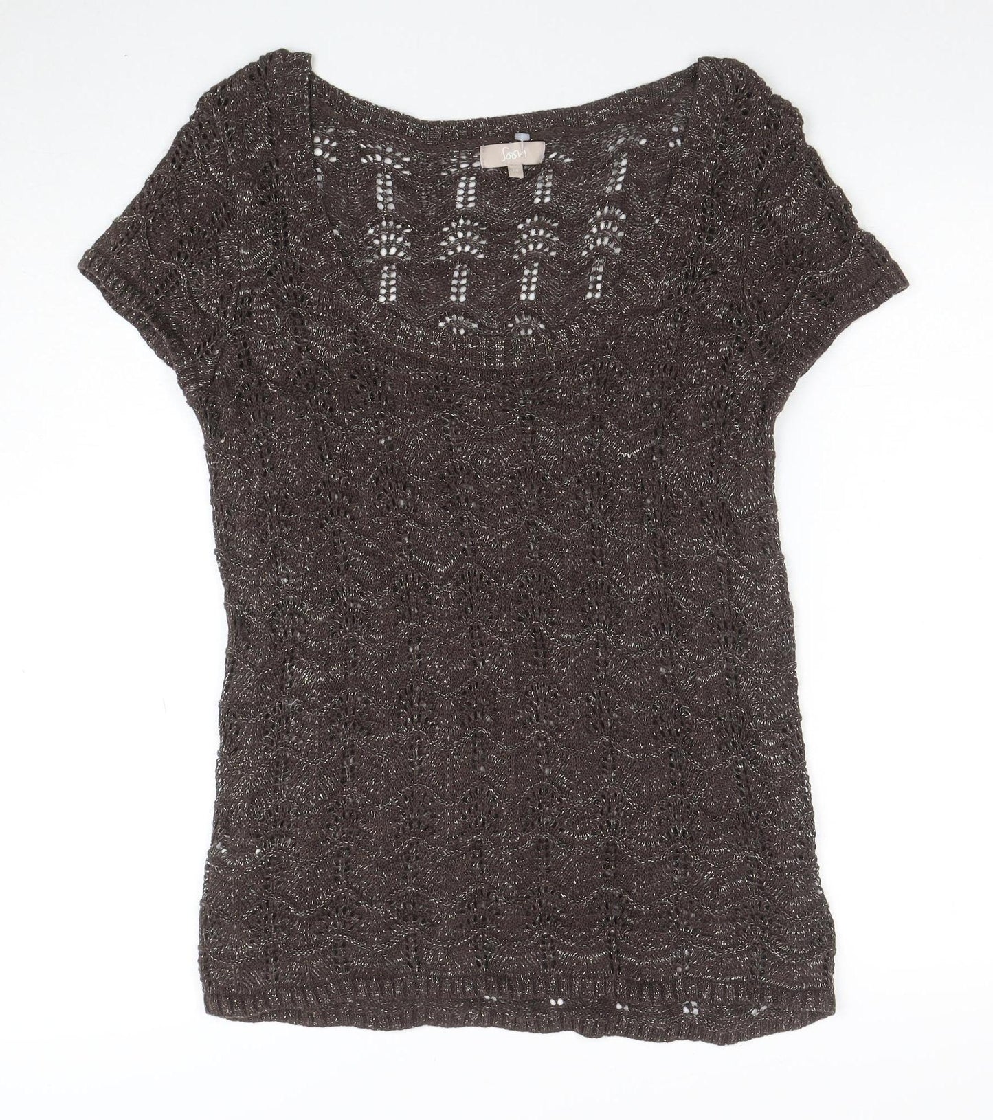 Womens UK Size 14 Soen Brown Camisole Blouse
