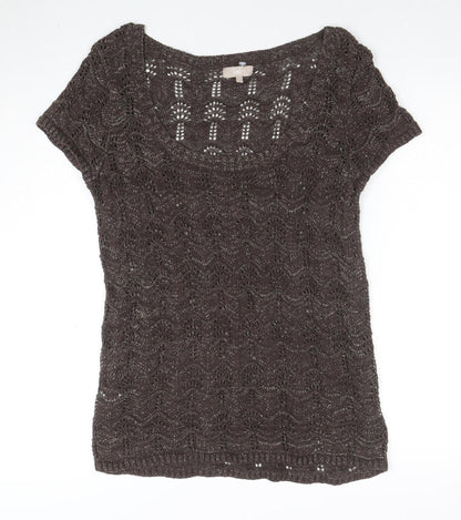 Womens UK Size 14 Soen Brown Camisole Blouse