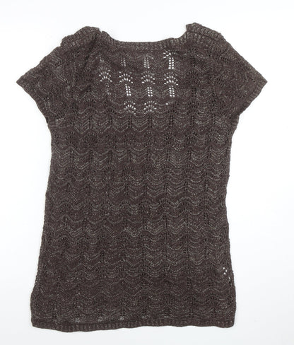 Womens UK Size 14 Soen Brown Camisole Blouse