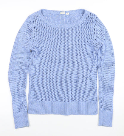 Womens UK Size S Gap Blue Pullover Jumper