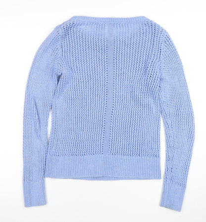 Womens UK Size S Gap Blue Pullover Jumper