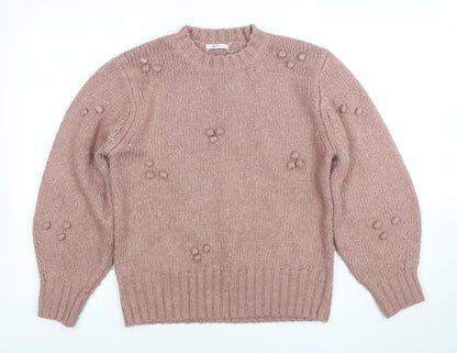 Womens UK Size S TU Pink Pullover Jumper