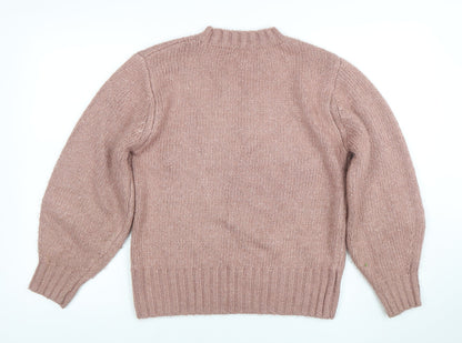 Womens UK Size S TU Pink Pullover Jumper