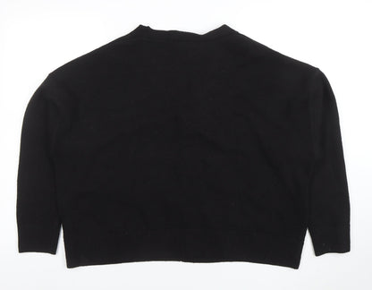 Womens UK Size L Marks and Spencer Black Cardigan Jumper