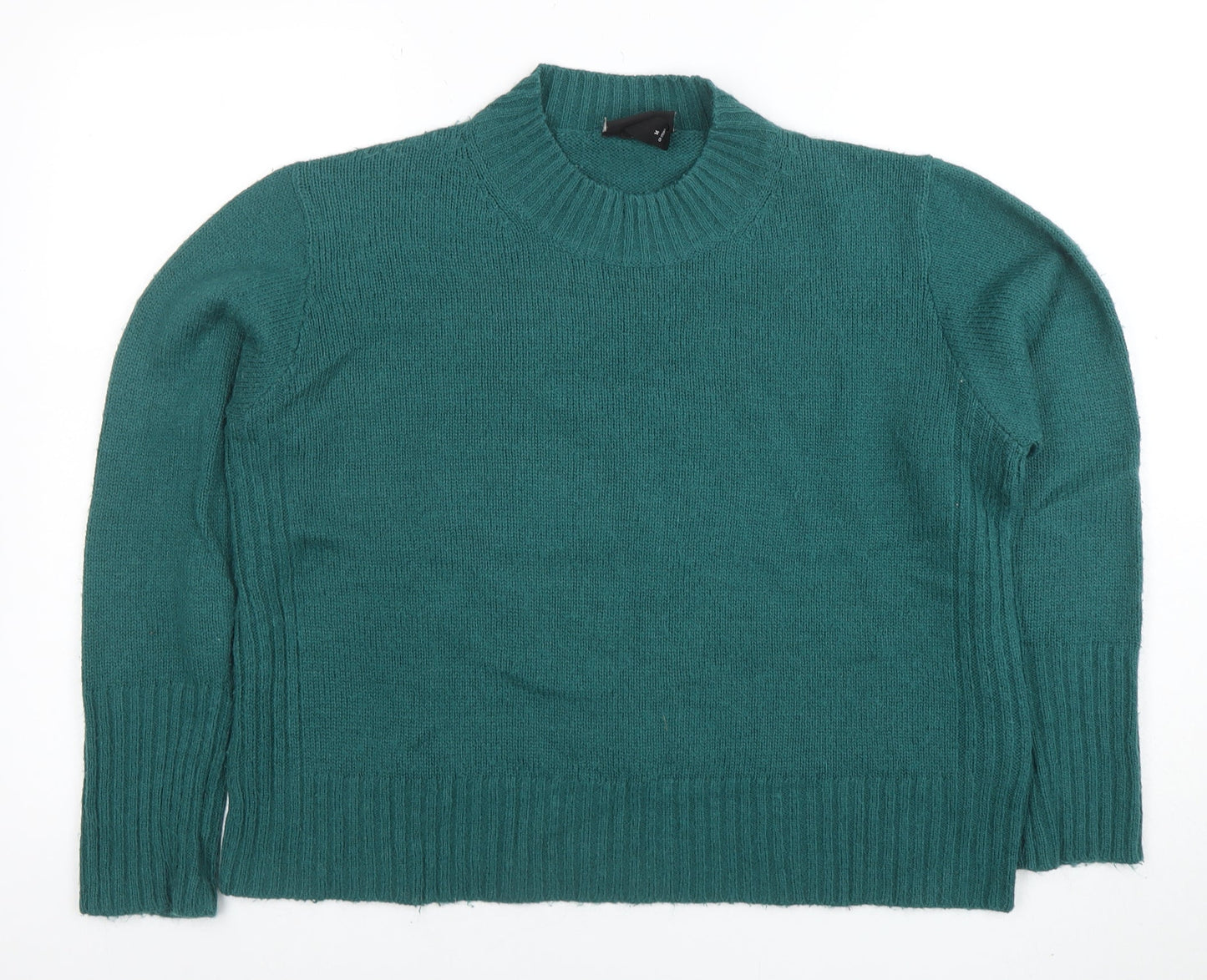 Womens UK Size M Monki Green Pullover Jumper