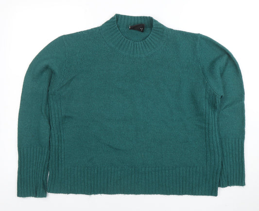 Womens UK Size M Monki Green Pullover Jumper