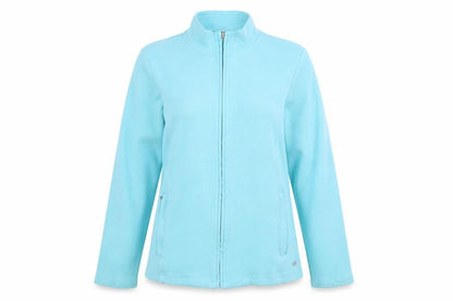 Womens UK Size 10 DASH Blue Full Zip Hoodie