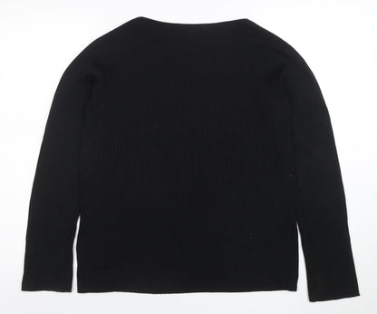 Womens UK Size XL Uniqlo Black Pullover Jumper