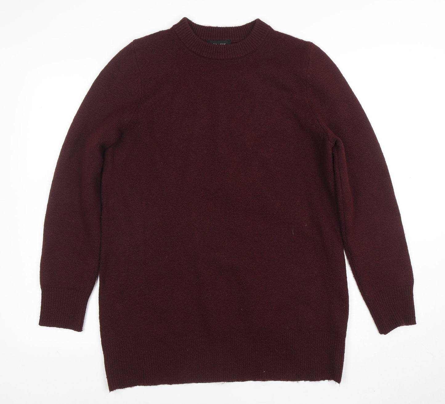Womens UK Size 10 New Look Red Pullover Jumper