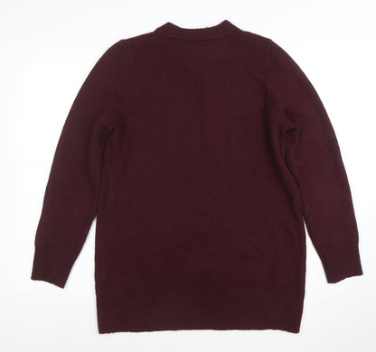 Womens UK Size 10 New Look Red Pullover Jumper