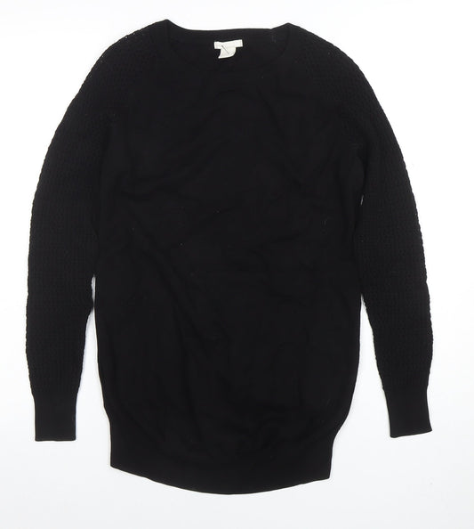 Womens UK Size S H&M Black Pullover Jumper