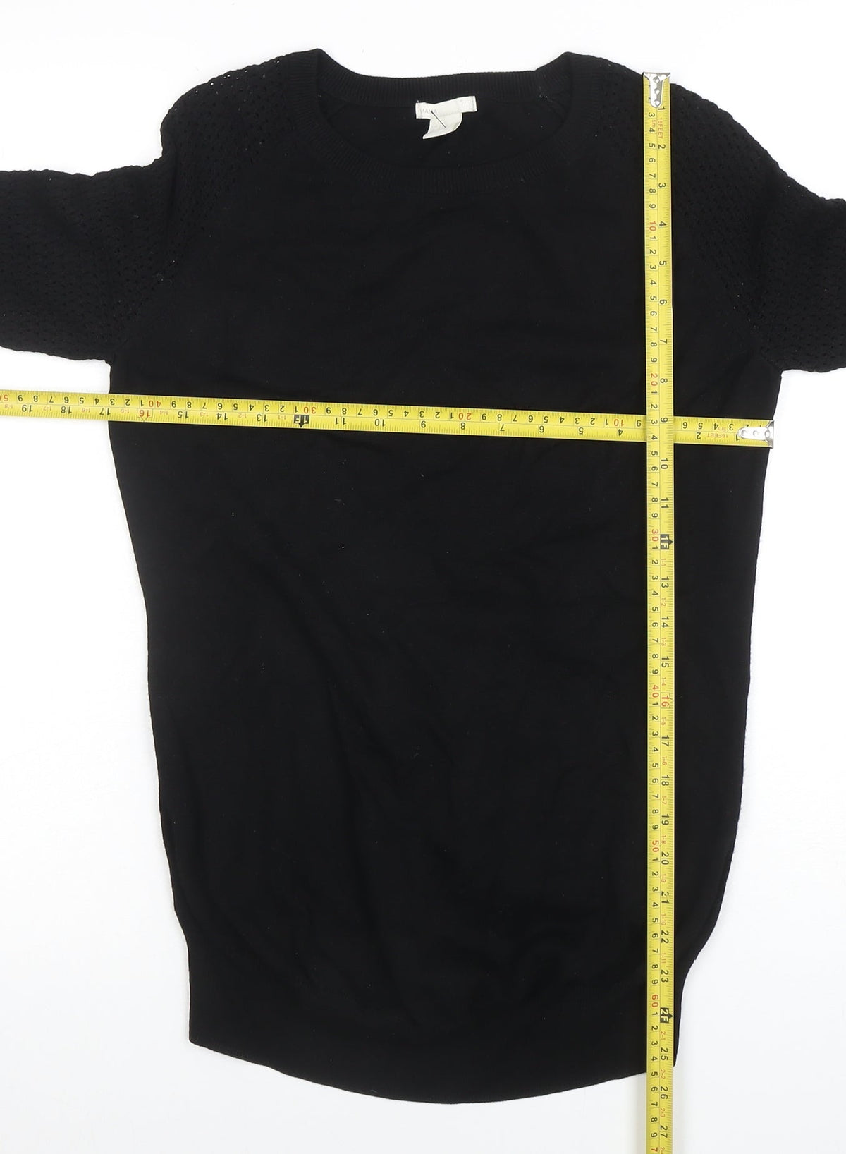 Womens UK Size S H&M Black Pullover Jumper