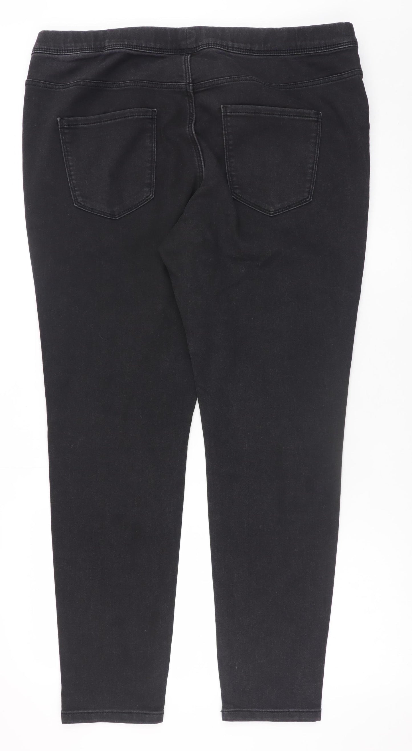 Womens UK Size XL TEX Slim Fit Jegging Black Jeans