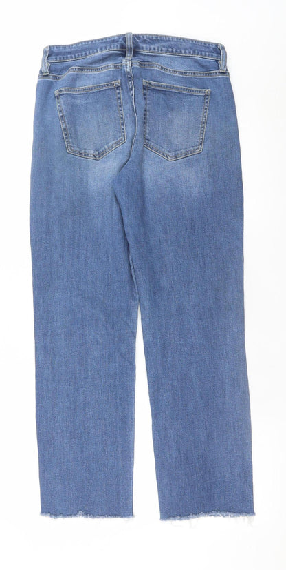 Liverpool Los Angeles Womens Blue Cropped Stretch Jeans Size 6