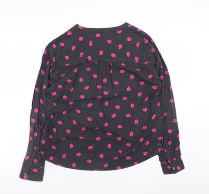Womens UK Size 12 Boden Black Tunic Blouse