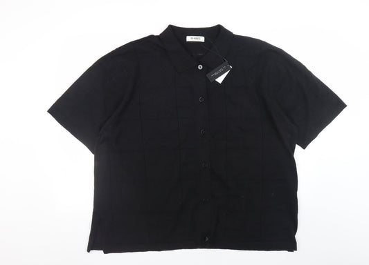 Womens UK Size 16 4th & Reckless Black Cardigan Jumper
