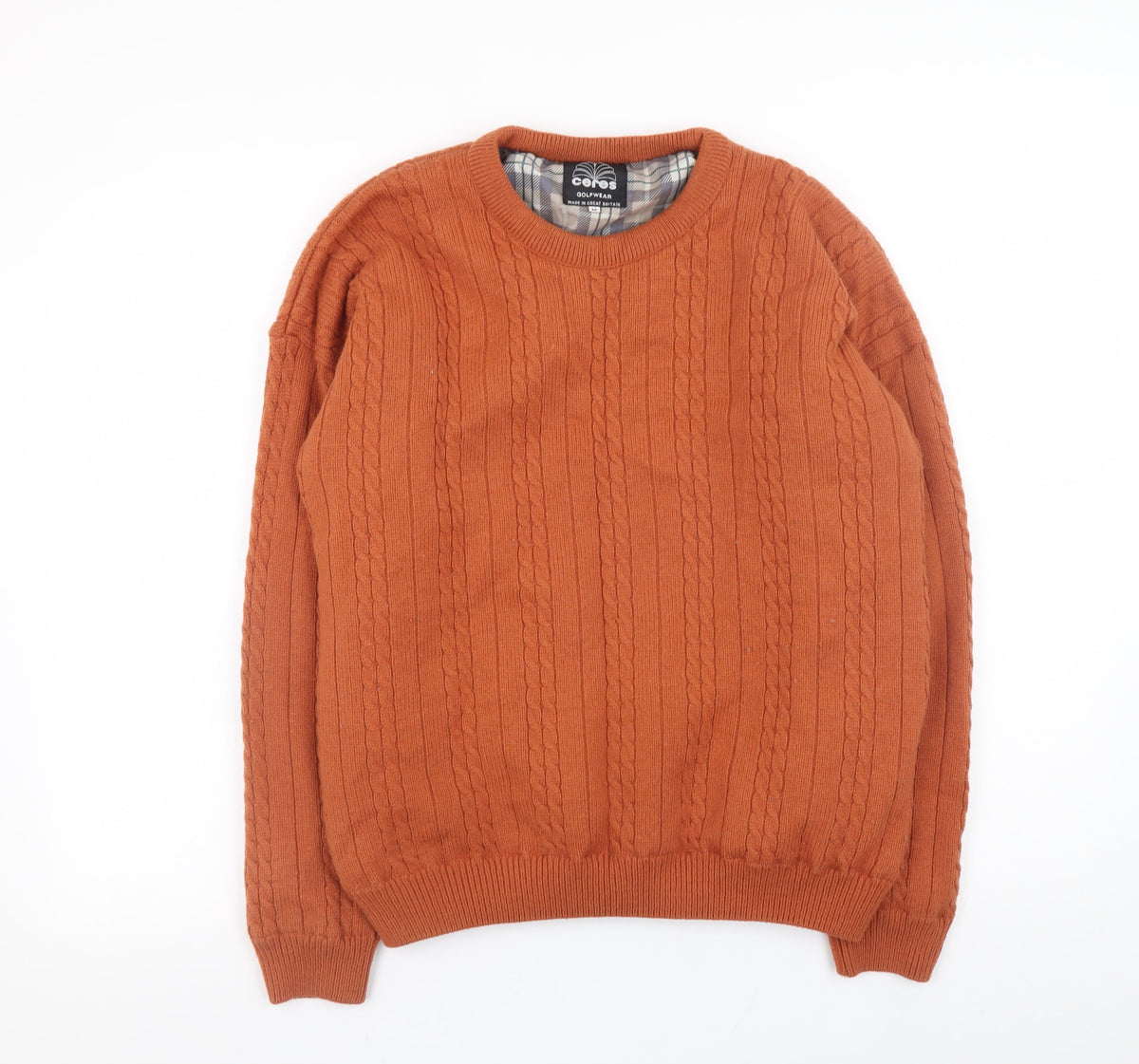 Mens UK Size M Ceres Brown Pullover Sweatshirt