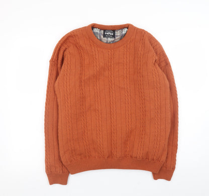 Mens UK Size M Ceres Brown Pullover Sweatshirt