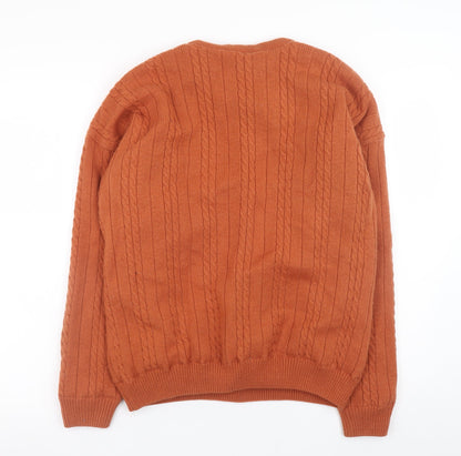 Mens UK Size M Ceres Brown Pullover Sweatshirt