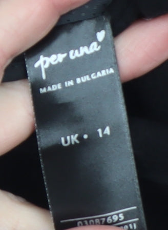 Womens UK Size 14 Marks and Spencer Black Basic Jacket