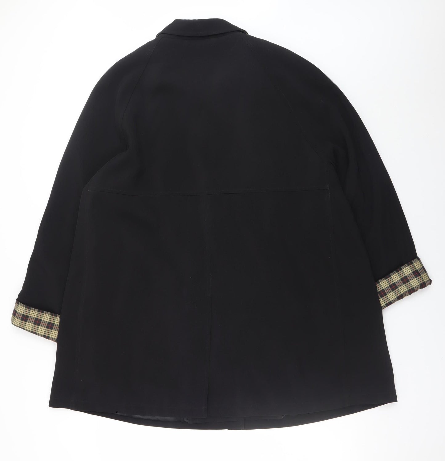 Womens UK Size L Viyella Black Overcoat
