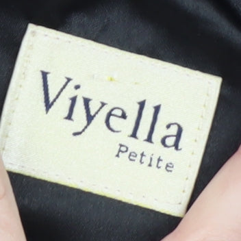 Womens UK Size L Viyella Black Overcoat