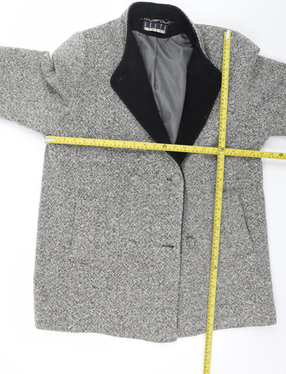 Womens UK Size 14 Kesta London Grey Overcoat