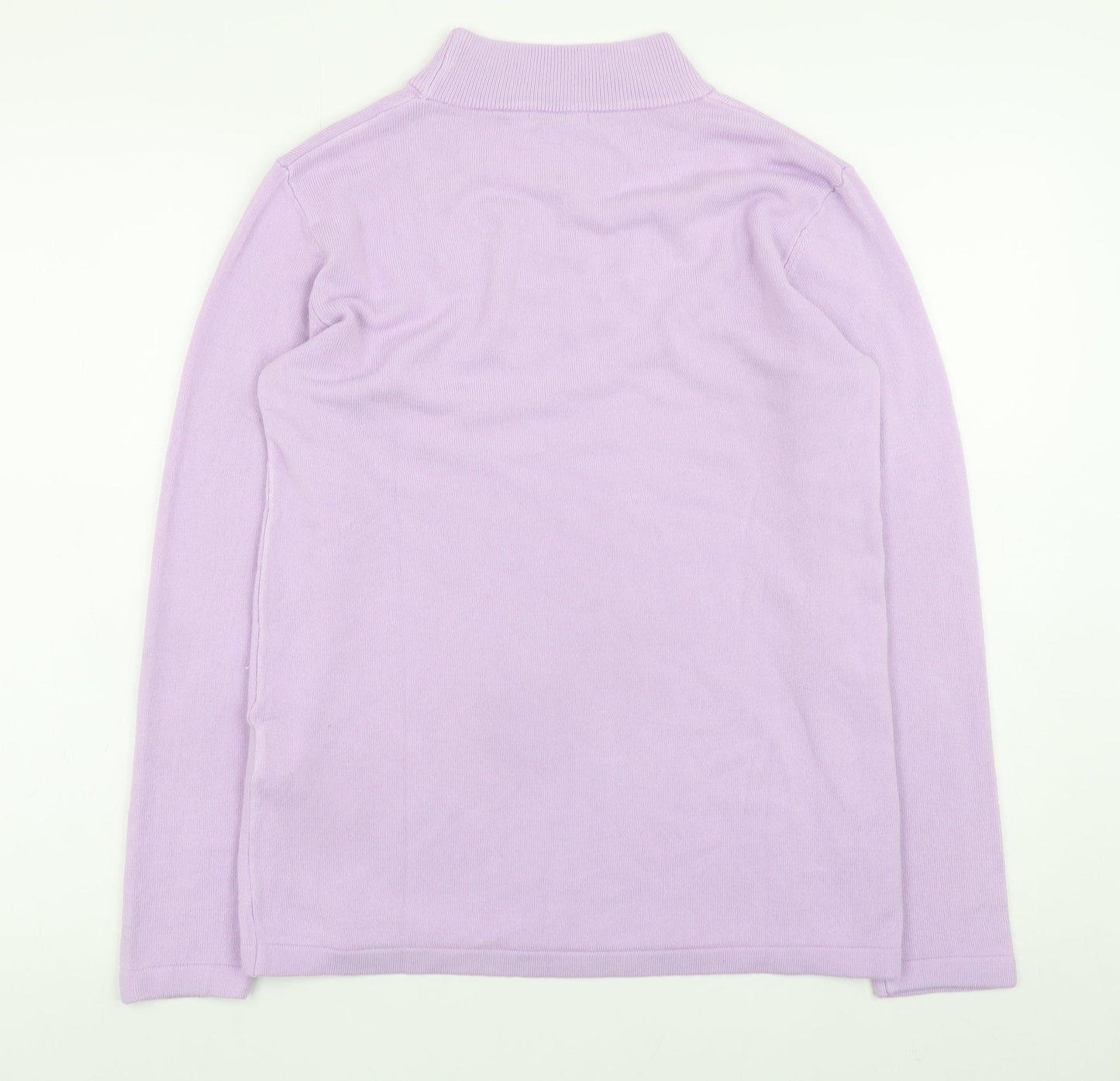 Womens UK Size 10 Damart Purple Pullover Jumper
