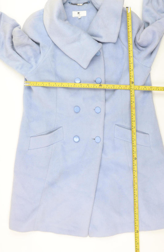 Womens UK Size 18 CC Blue Overcoat