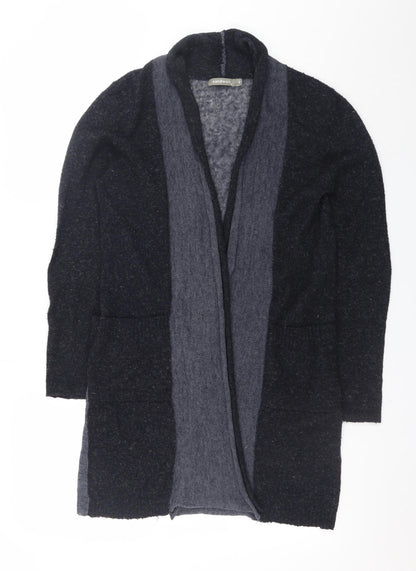 Womens UK Size S Sandwich Grey Cardigan Jumper