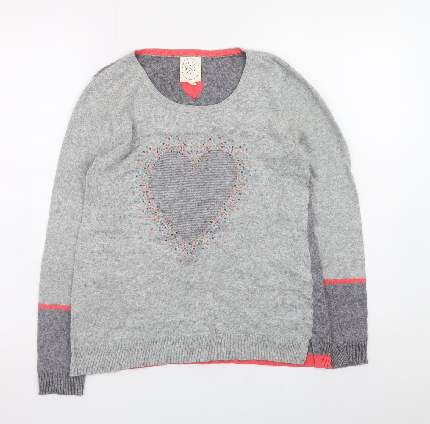 Womens UK Size 8 White Stuff Grey Pullover Jumper