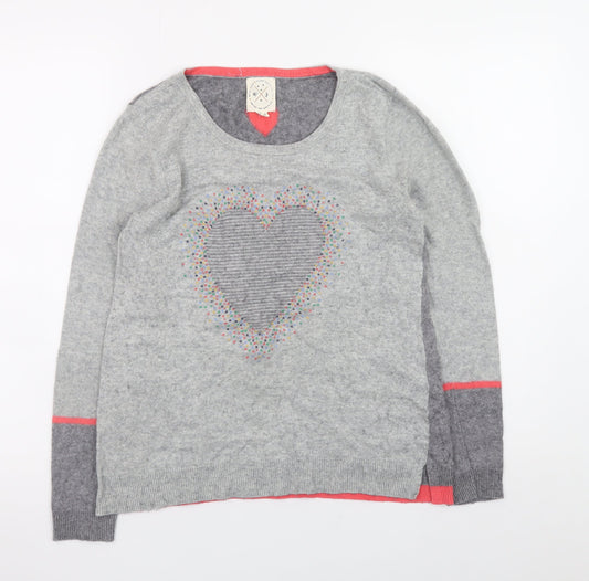 Womens UK Size 8 White Stuff Grey Pullover Jumper