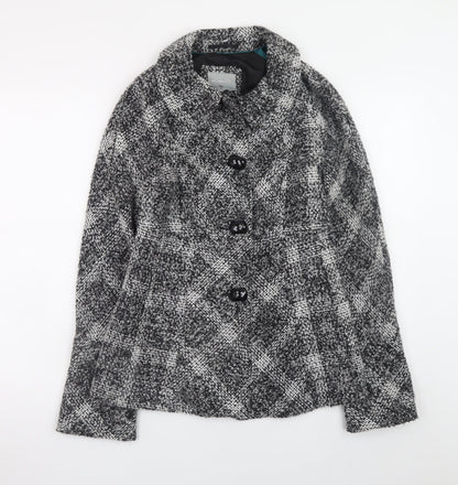 Womens UK Size 8 Marks and Spencer Grey Pea Coat