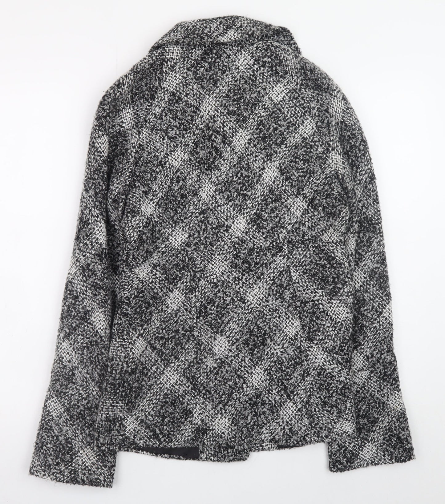 Womens UK Size 8 Marks and Spencer Grey Pea Coat